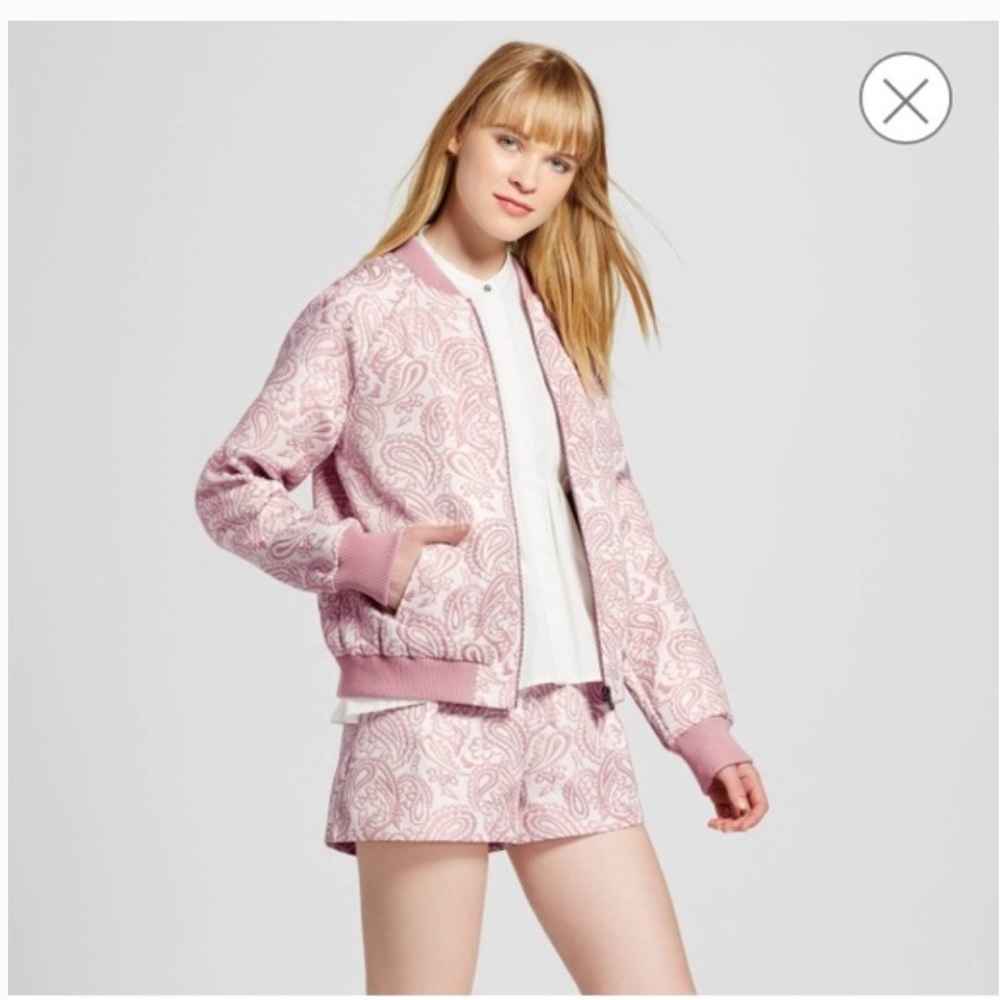 MATCHING SET: Women's Victoria Beckham Target - Blush Floral Jacquard set
